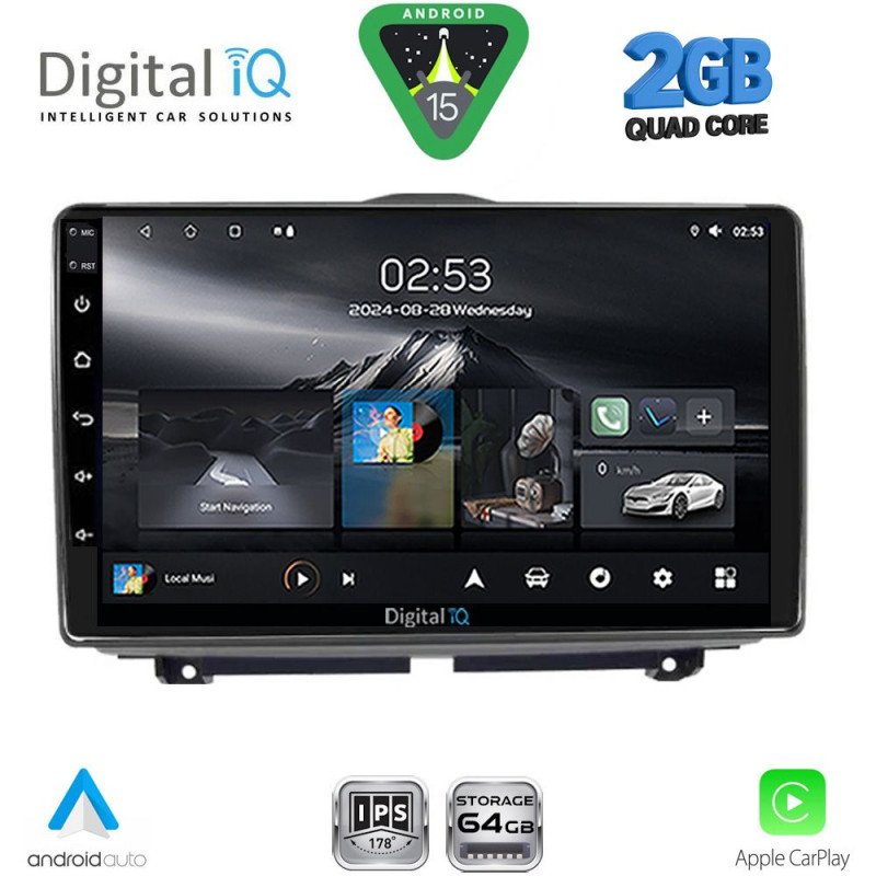 DIGITAL IQ RSD 1338_CPA (9inc) MULTIMEDIA TABLET for LADA GRANTA mod. 2012-2026