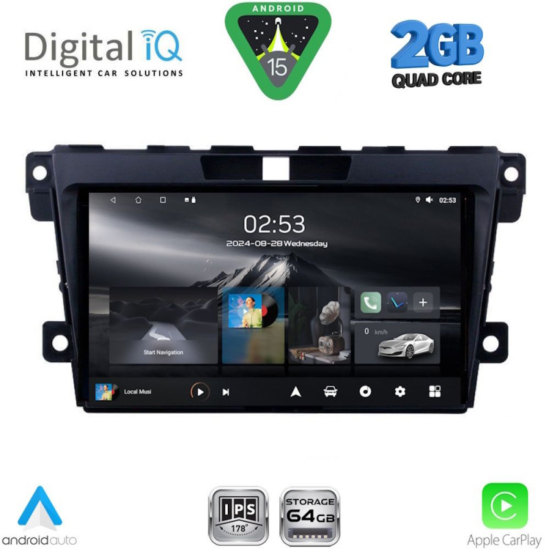 DIGITAL IQ RSD 1389_CPA (9inc) MULTIMEDIA TABLET for MAZDA CX7 mod. 2006-2012