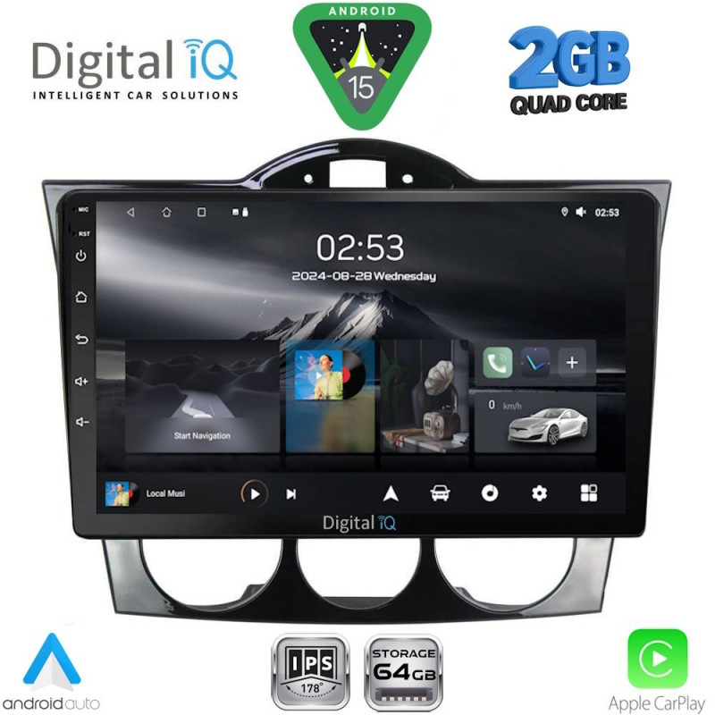DIGITAL IQ RSD 1394_CPA (9inc) MULTIMEDIA TABLET for MAZDA RX8 mod. 2001-2008