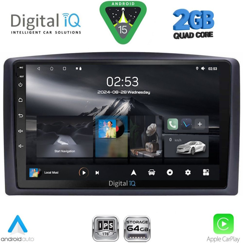 DIGITAL IQ RSD 1421_CPA (10inc) MULTIMEDIA TABLET for MERCEDES VITO – VIANO (W447) mod. 2015-2022