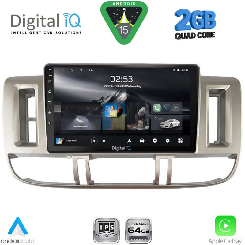 DIGITAL IQ RSD 1474_CPA (9inc) MULTIMEDIA TABLET for NISSAN XTRAIL mod. 2000-2004