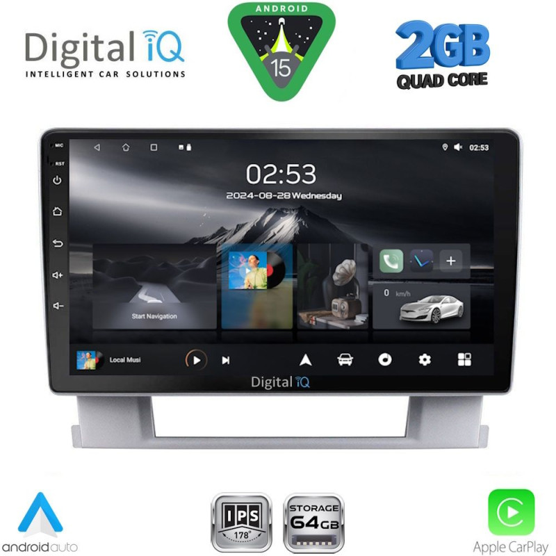 DIGITAL IQ RSD 1482_CPA (9inc) MULTIMEDIA TABLET for OPEL ASTRA J mod. 2010-2016