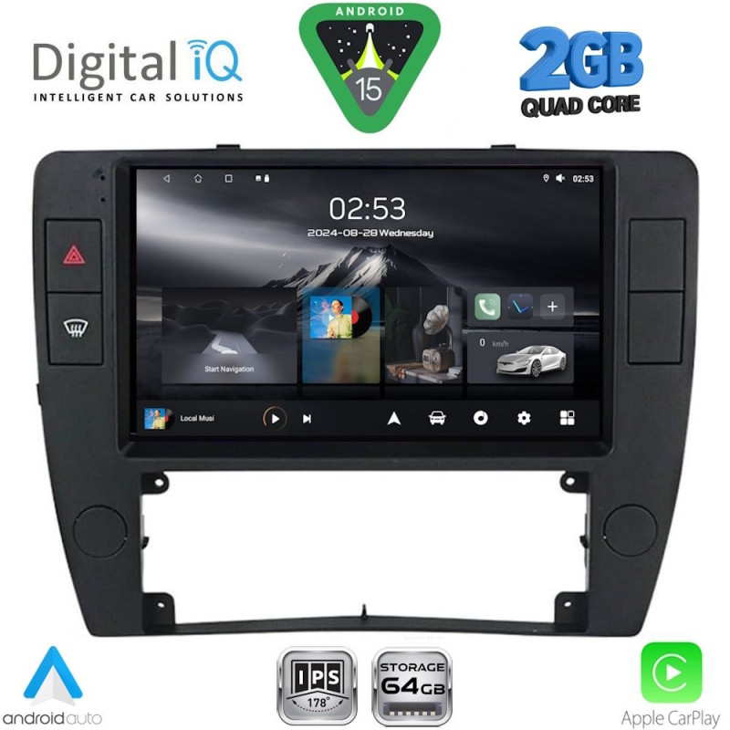 DIGITAL IQ RSD 1749_CPA (9inc) MULTIMEDIA TABLET for VW PASSAT mod. 2000-2005