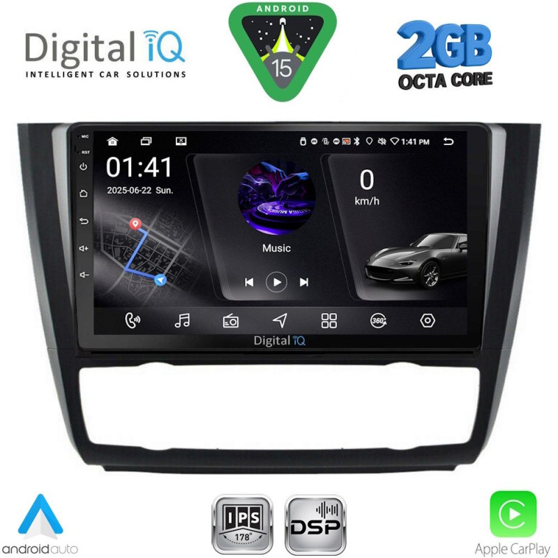 DIGITAL IQ RSF 4040_CPA CLIMA (9inc) MULTIMEDIA TABLET for BMW S.1 E81-82-87-88 mod. 2004-2013