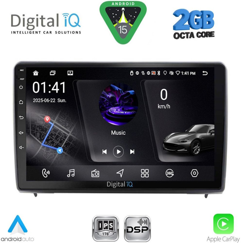 DIGITAL IQ RSF 4151_CPA (10inc) MULTIMEDIA TABLET for FORD ECOSPORT mod. 2018-2023