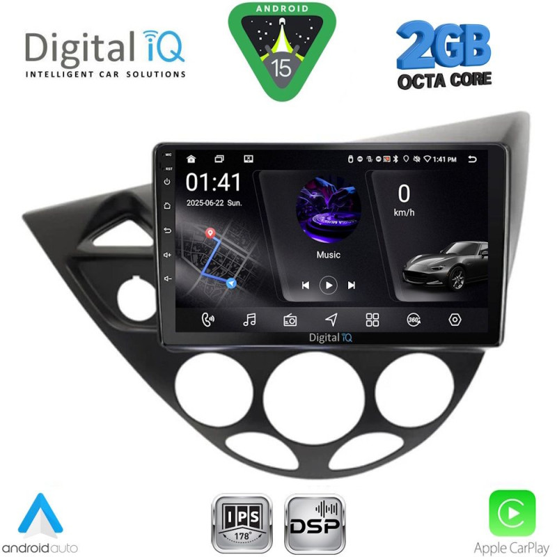 DIGITAL IQ RSF 4169_CPA (9inc) MULTIMEDIA TABLET for FORD FOCUS mod. 1998-2004