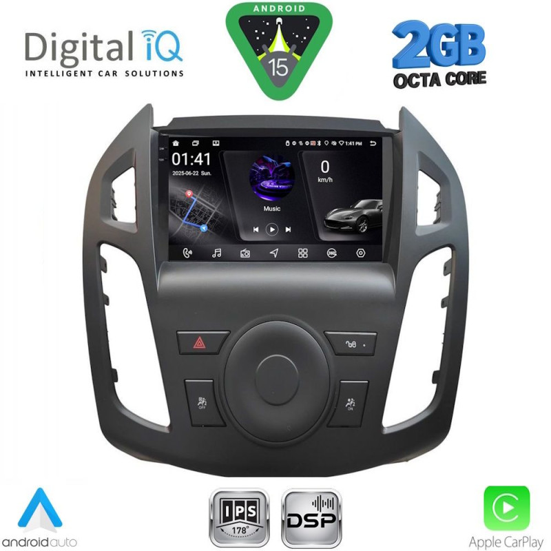 DIGITAL IQ RSF 4176_CPA (9inc) MULTIMEDIA TABLET for FORD TRANSIT CONNECT mod. 2013-2018