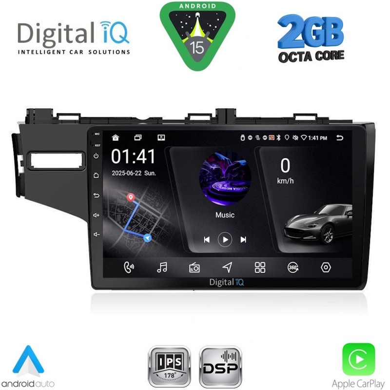 DIGITAL IQ RSF 4212_CPA (10inc) MULTIMEDIA TABLET for HONDA JAZZ mod. 2013-2019