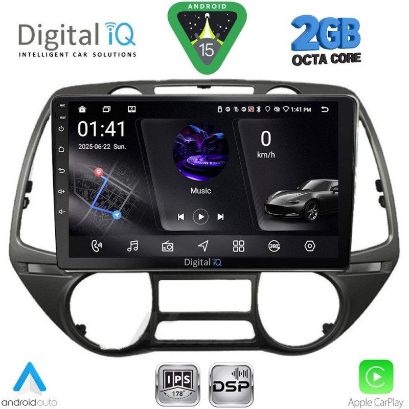 DIGITAL IQ RSF 4226_CPA (9inc) MULTIMEDIA TABLET for HYUNDAI i20 mod. 2008-2014