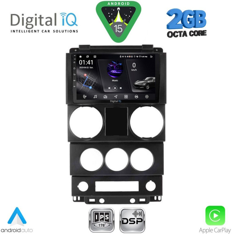 DIGITAL IQ RSF 4292_CPA (9inc) MULTIMEDIA TABLET for JEEP WRANGLER mod. 2006-2011