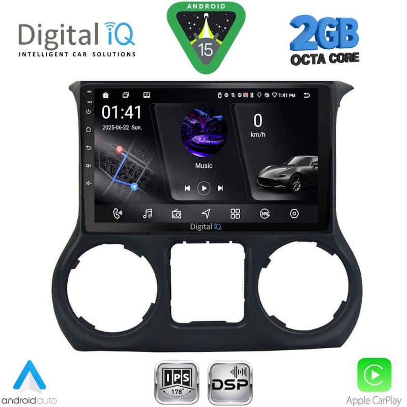 DIGITAL IQ RSF 4296_CPA (10inc) MULTIMEDIA TABLET for JEEP WRANGLER mod. 2014-2017