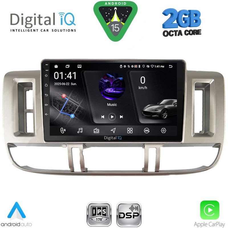 DIGITAL IQ RSF 4474_CPA (9inc) MULTIMEDIA TABLET for NISSAN XTRAIL mod. 2000-2004