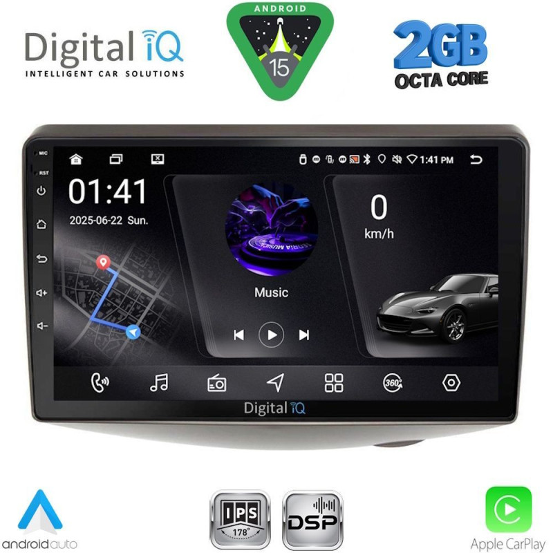 DIGITAL IQ RSF 4735_CPA (9inc) MULTIMEDIA TABLET for TOYOTA YARIS mod. 1999-2006