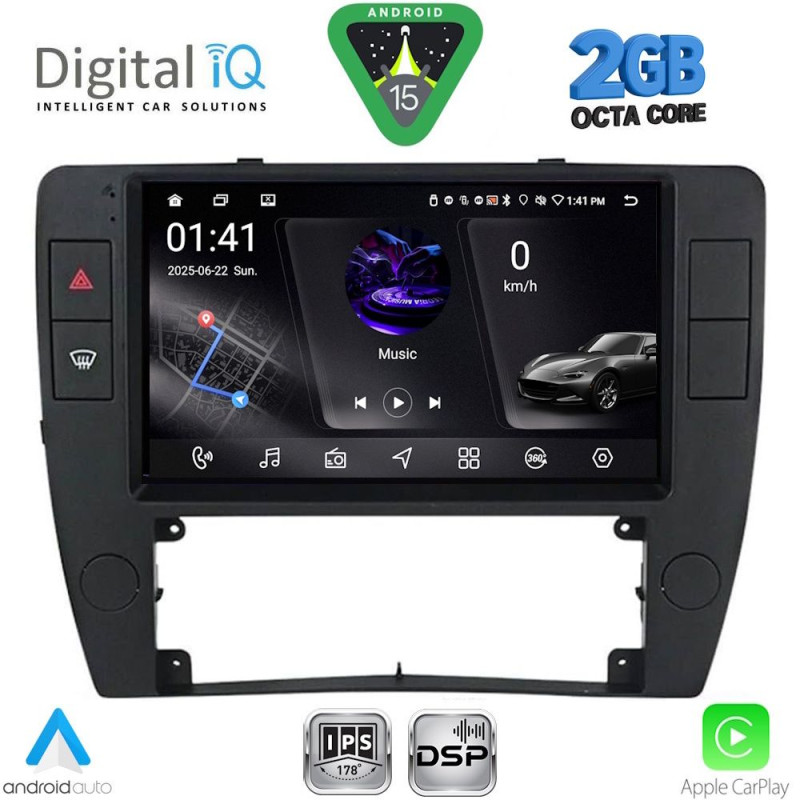 DIGITAL IQ RSF 4749_CPA (9inc) MULTIMEDIA TABLET for VW PASSAT mod. 2000-2005