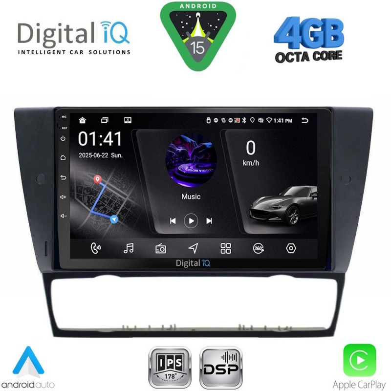 DIGITAL IQ RSG 6043_CPA (9inc) MULTIMEDIA TABLET for BMW E90-E91-E92-E93 mod. 2005-2012