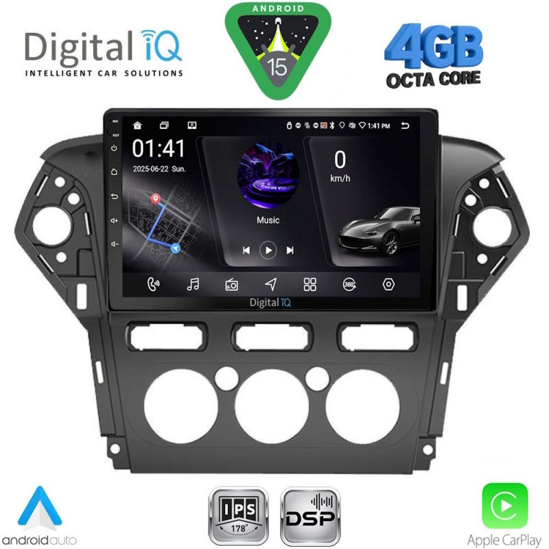 DIGITAL IQ RSG 6163_CPA A/C (10inc) MULTIMEDIA TABLET for FORD MONDEO mod. 2011-2013