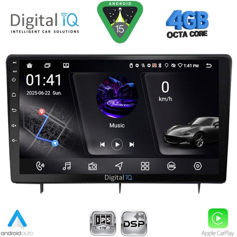 DIGITAL IQ RSG 6192_CPA (10inc) MULTIMEDIA TABLET for HONDA CIVIC mod. 2022-2026