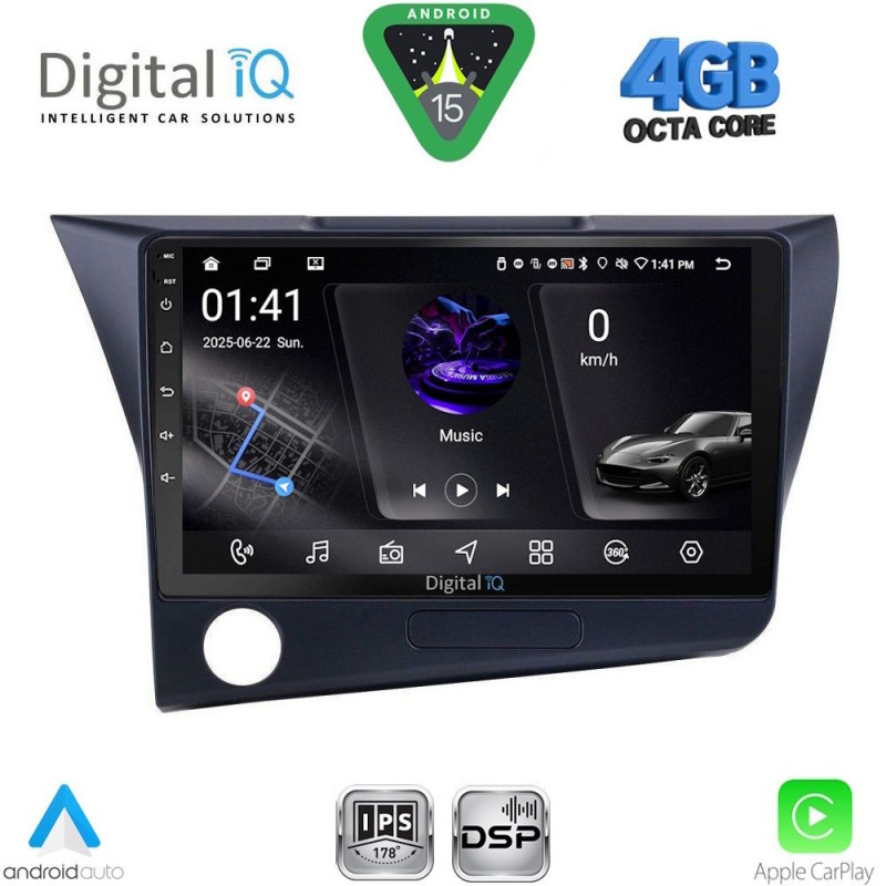 DIGITAL IQ RSG 6203_CPA (9inc) MULTIMEDIA TABLET for HONDA CRZ mod. 2010-2016