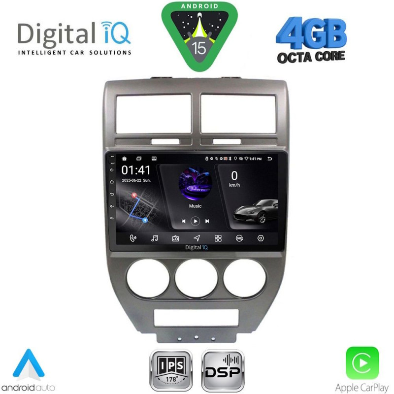 DIGITAL IQ RSG 6276_CPA (10inc) MULTIMEDIA TABLET for JEEP COMPASS - PATRIOT mod. 2007-2016