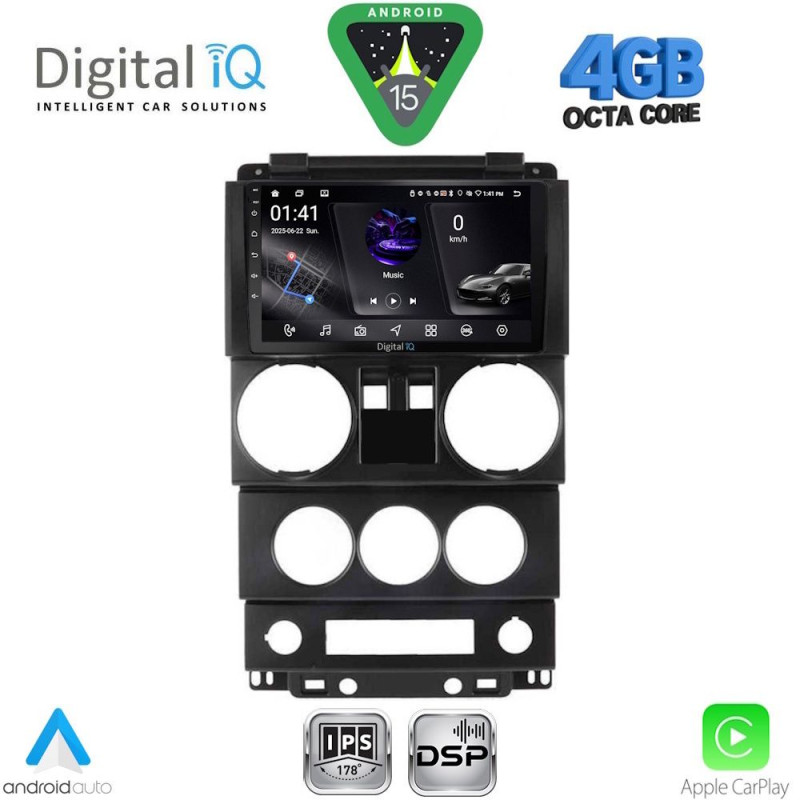 DIGITAL IQ RSG 6293_CPA (9inc) MULTIMEDIA TABLET for JEEP WRANGLER mod. 2006-2011