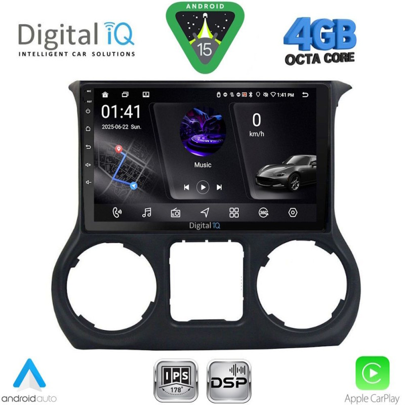 DIGITAL IQ RSG 6295_CPA (10inc) MULTIMEDIA TABLET for JEEP WRANGLER mod. 2011-2014