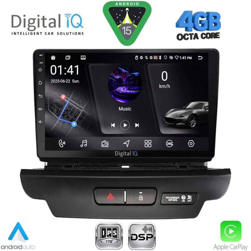 DIGITAL IQ RSG 6304_CPA (9inc) MULTIMEDIA TABLET for KIA CEED - XCEED mod. 2018-2022