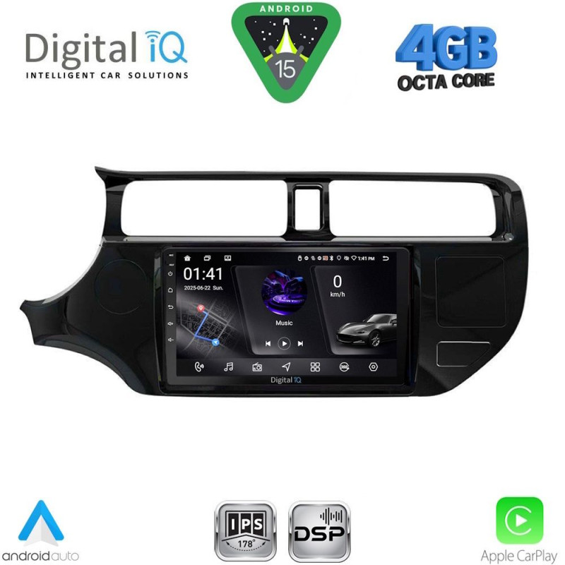 DIGITAL IQ RSG 6314_CPA (9inc) MULTIMEDIA TABLET for KIA RIO mod. 2012-2015