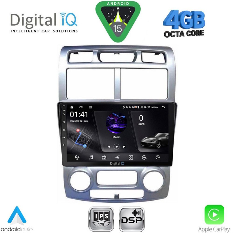 DIGITAL IQ RSG 6324SL_CPA (CLIMA) (9inc) MULTIMEDIA TABLET for KIA SPORTAGE mod. 2004-2010