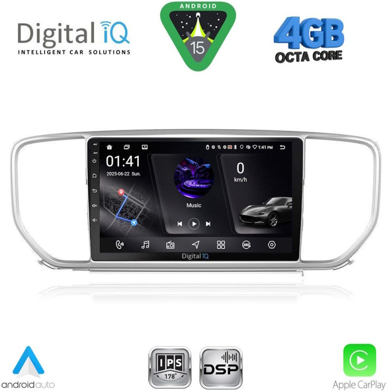 DIGITAL IQ RSG 6327_CPA (9inc) MULTIMEDIA TABLET for KIA SPORTAGE mod. 2018-2021