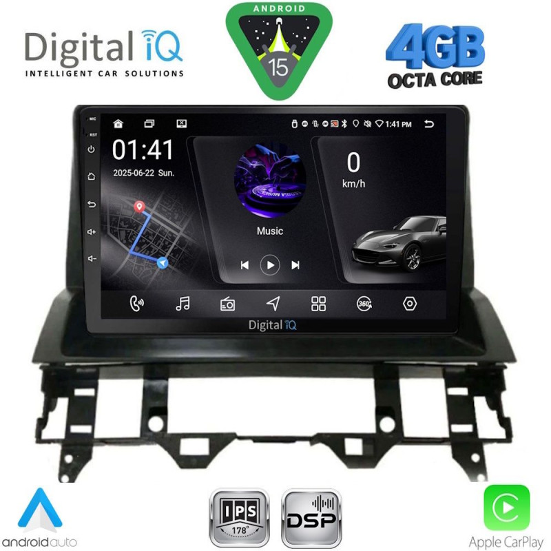 DIGITAL IQ RSG 6376_CPA DASH (10inc) MULTIMEDIA TABLET for MAZDA 6 mod. 2002-2008