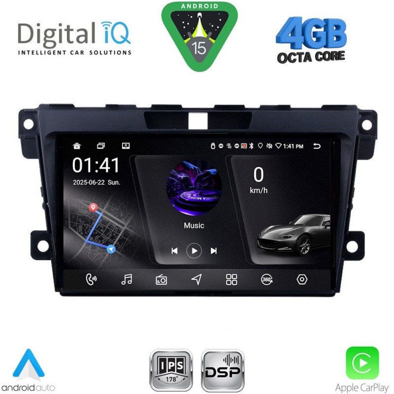 DIGITAL IQ RSG 6389_CPA (9inc) MULTIMEDIA TABLET for MAZDA CX7 mod. 2006-2012