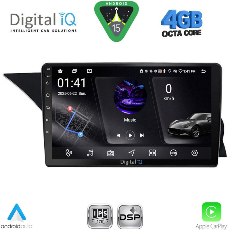 DIGITAL IQ RSG 6411_CPA (NTG 4.0) (9inc) MULTIMEDIA TABLET for MERCEDES GLK (X204) mod. 2008-2012