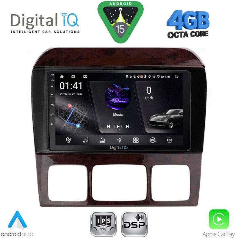 DIGITAL IQ RSG 6426_CPA (9inc) MULTIMEDIA TABLET for MERCEDES S W220 mod. 1998-2005
