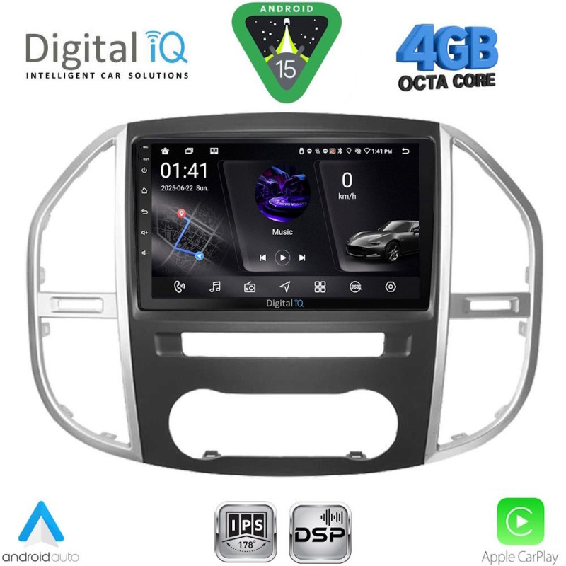 DIGITAL IQ RSG 6429_CPA (10inc) MULTIMEDIA TABLET for MERCEDES VITO – VIANO (W447) mod. 2015-2024