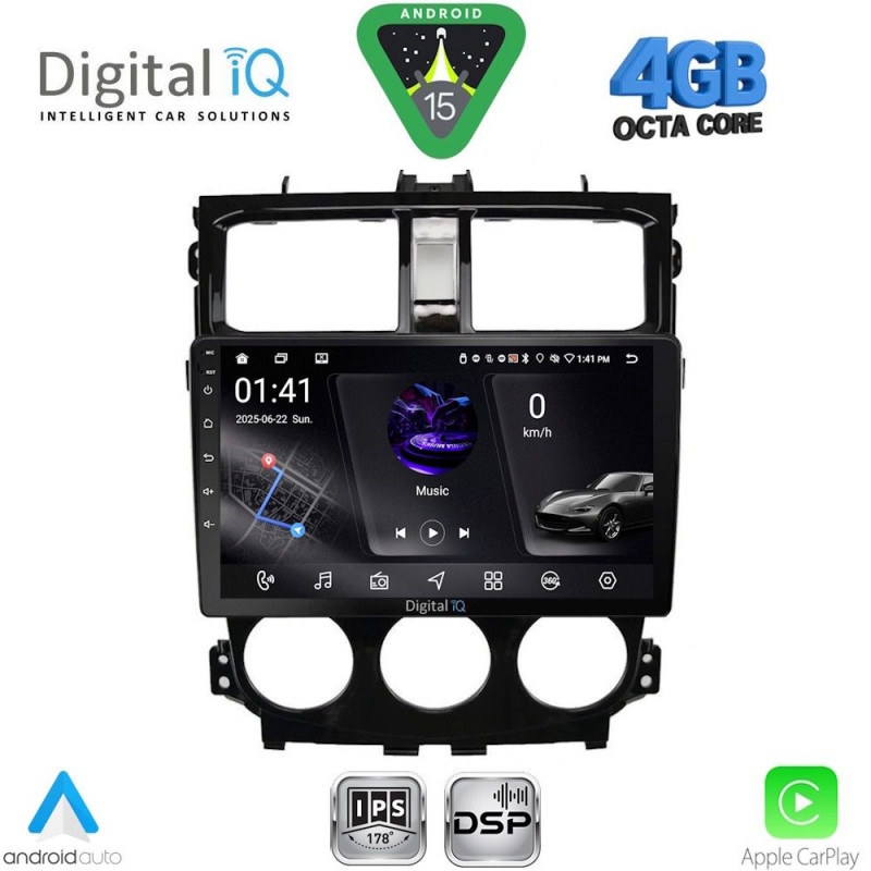 DIGITAL IQ RSG 6435_CPA (9inc) MULTIMEDIA TABLET for MITSUBISHI COLT mod. 2013-2023