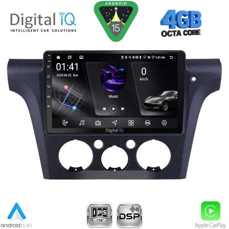 DIGITAL IQ RSG 6441_CPA CLIMA (10inc) MULTIMEDIA TABLET for MITSUBISHI OUTLANDER mod. 2001-2005 with CLIMA