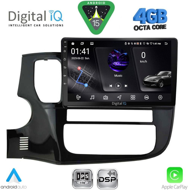 DIGITAL IQ RSG 6443_CPA (10inc) MULTIMEDIA TABLET for MITSUBISHI OUTLANDER mod. 2013-2020