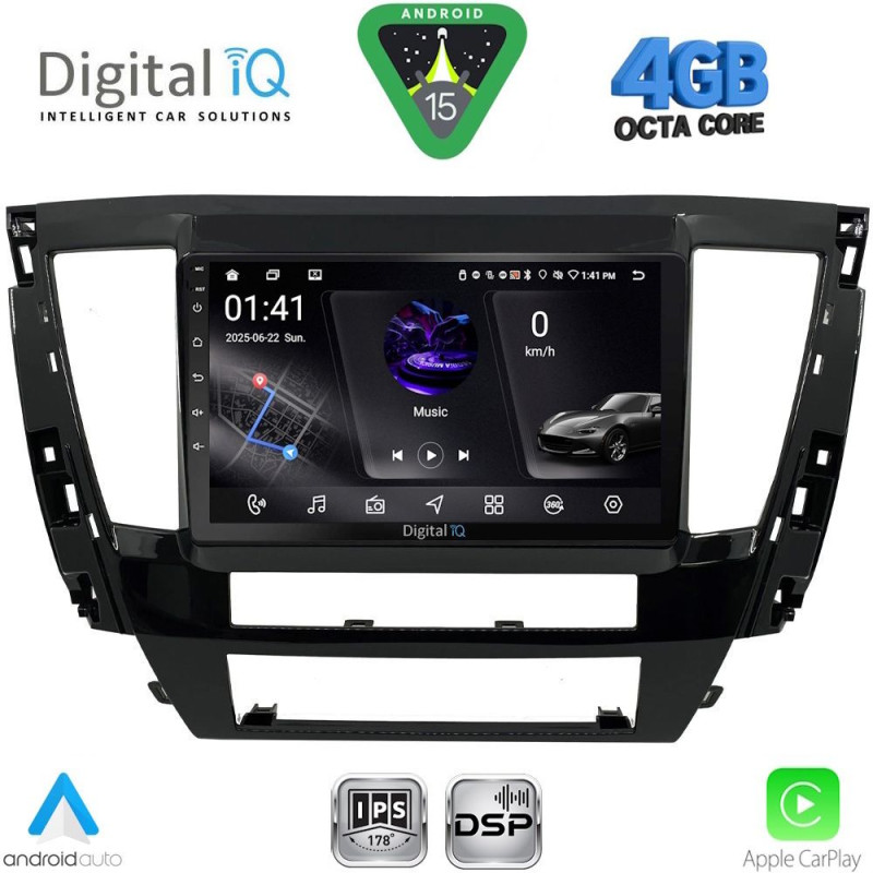 DIGITAL IQ RSG 6447A_CPA (9inc) MULTIMEDIA TABLET for MITSUBISHI PAJERO mod. 2013-2020