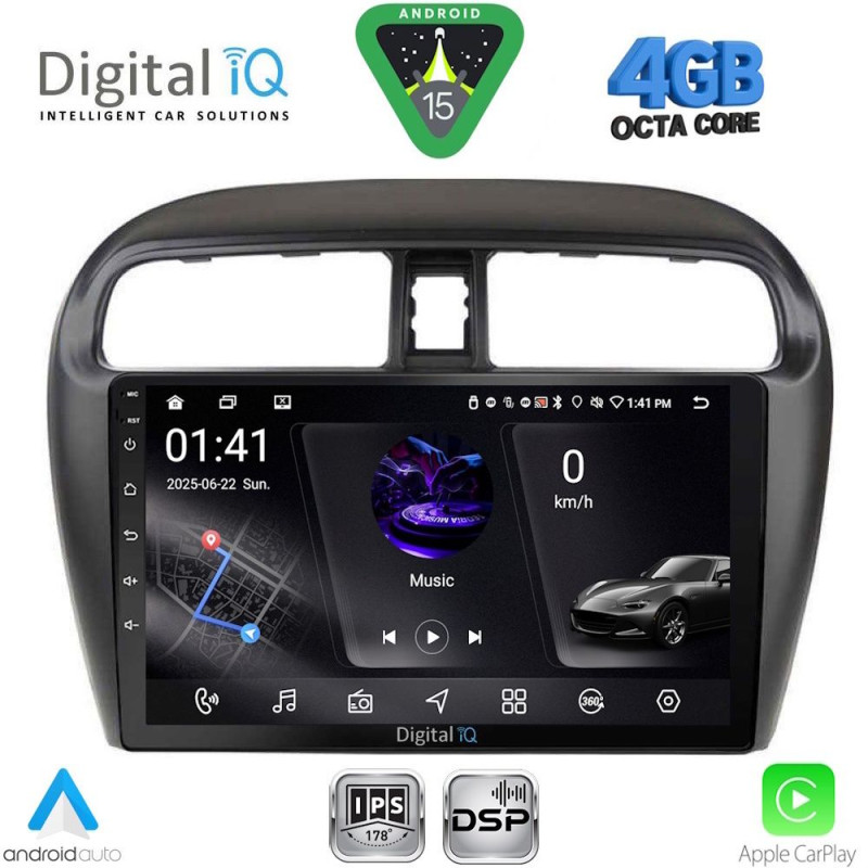 DIGITAL IQ RSG 6448_CPA (9inc) MULTIMEDIA TABLET for MITSUBISHI SPACESTAR mod. 2013-2020