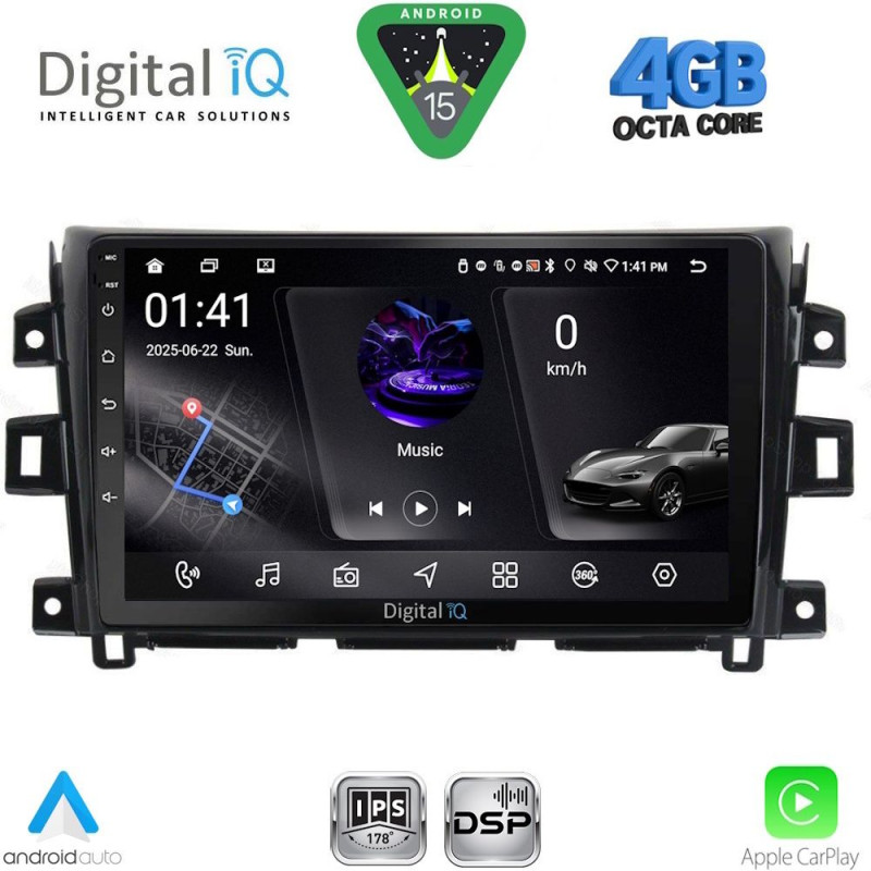DIGITAL IQ RSG 6456_CPA (10inc) MULTIMEDIA TABLET for NISSAN NAVARA mod. 2016-2025