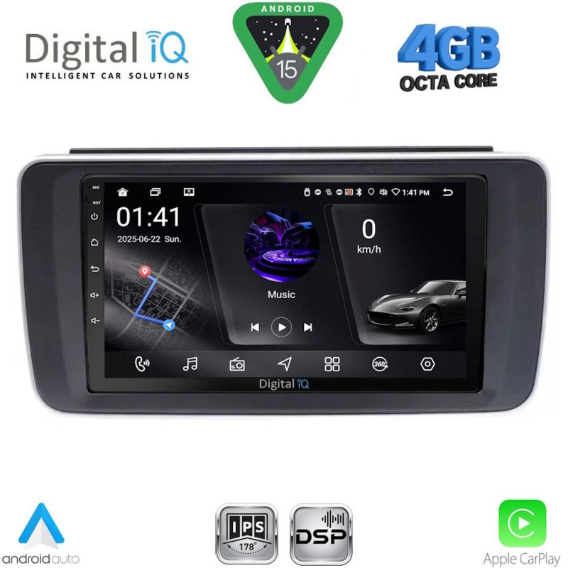 DIGITAL IQ RSG 6473_CPA (9inc) MULTIMEDIA TABLET for NISSAN LEAF mod. 2018-2026