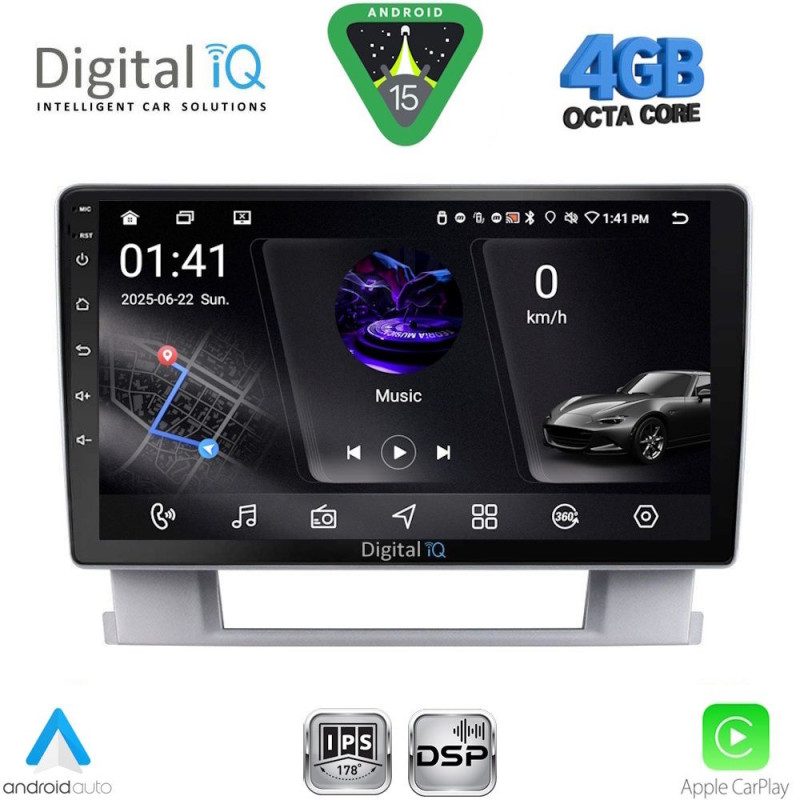 DIGITAL IQ RSG 6482_CPA (9inc) MULTIMEDIA TABLET for OPEL ASTRA J mod.2010-2016