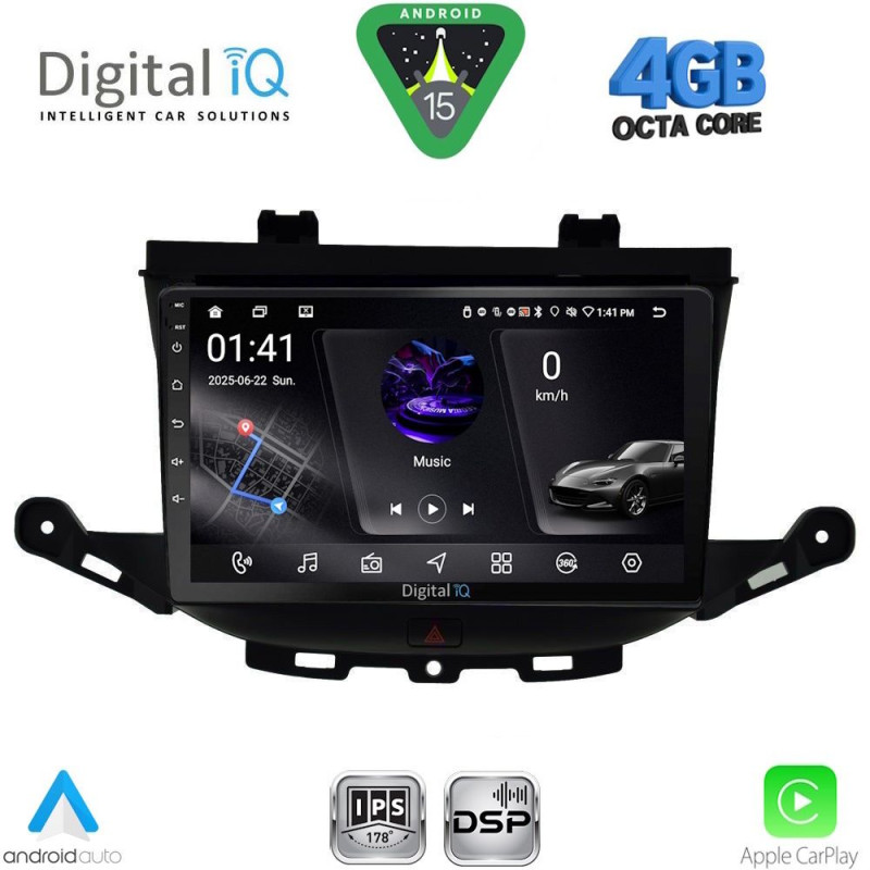 DIGITAL IQ RSG 6483_CPA (9inc) MULTIMEDIA TABLET for OPEL ASTRA K mod.2015-2022