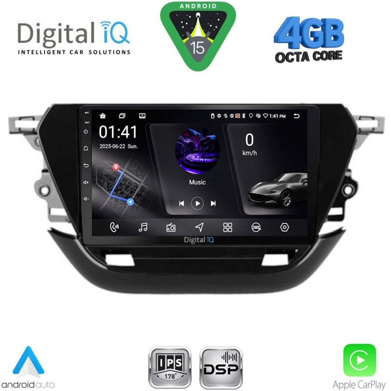DIGITAL IQ RSG 6487_CPA (9inc) MULTIMEDIA TABLET for OPEL CORSA F mod. 2019-2024