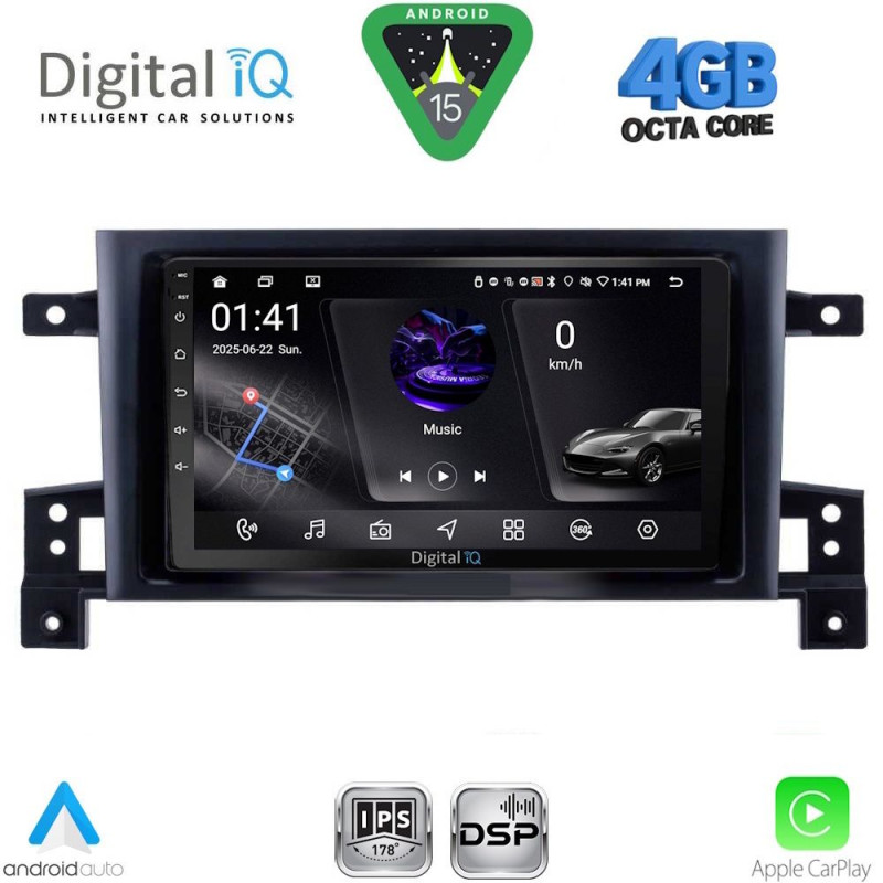 DIGITAL IQ RSG 6696_CPA (9inc) MULTIMEDIA TABLET for SUZUKI GRAND VITARA mod. 2005-2015