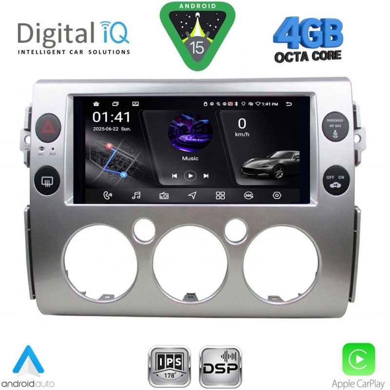 DIGITAL IQ RSG 6717_CPA (9inc) MULTIMEDIA TABLET for TOYOTA FJ CRUISER mod. 2007-2013