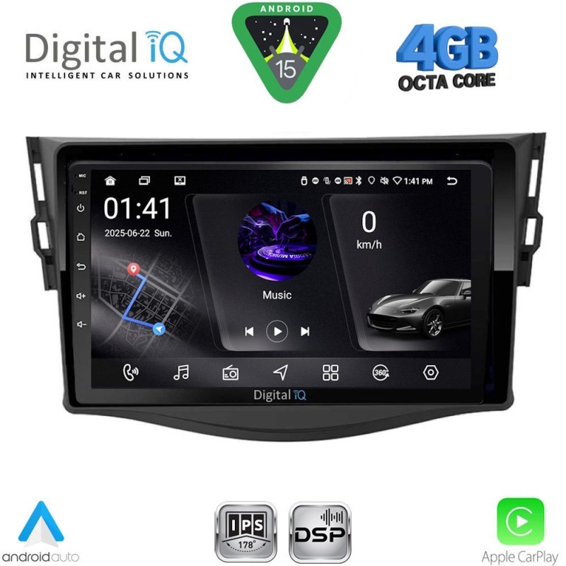 DIGITAL IQ RSG 6731_CPA (9inc) MULTIMEDIA TABLET for TOYOTA RAV 4 mod. 2006-2012