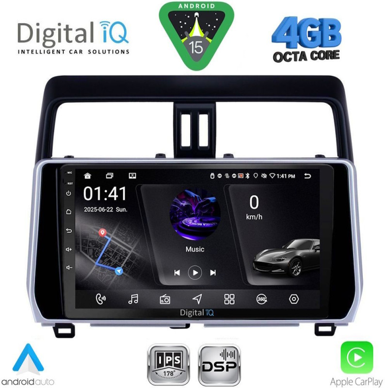 DIGITAL IQ RSG 6739_CPA (10inc) MULTIMEDIA TABLET for TOYOTA LAND CRUISER mod. 2019-2023