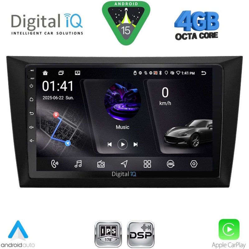 DIGITAL IQ RSG 6746_CPA (9inc) MULTIMEDIA TABLET for GOLF 6 mod. 2009-2012