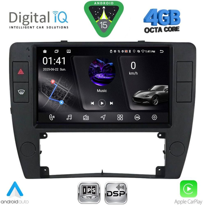 DIGITAL IQ RSG 6749_CPA (9inc) MULTIMEDIA TABLET for VW PASSAT mod. 2000-2005
